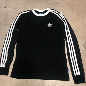 Adidas black long sleeve shirt